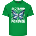 Scottish Butterfly Scotland Mens Cotton T-Shirt Tee Top Irish Green
