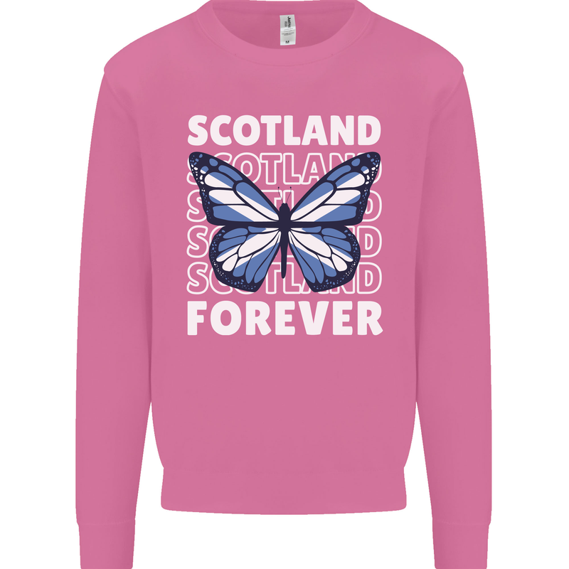 Scottish Butterfly Scotland Mens Sweatshirt Jumper Azalea