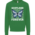 Scottish Butterfly Scotland Mens Sweatshirt Jumper Irish Green
