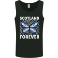 Scottish Butterfly Scotland Mens Vest Tank Top Black