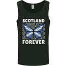 Scottish Butterfly Scotland Mens Vest Tank Top Black