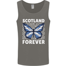 Scottish Butterfly Scotland Mens Vest Tank Top Charcoal