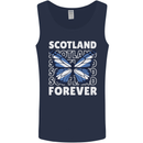 Scottish Butterfly Scotland Mens Vest Tank Top Navy Blue