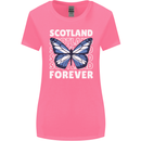 Scottish Butterfly Scotland Womens Wider Cut T-Shirt Azalea