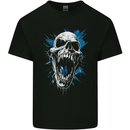 Screaming Skull Goth Horror Gothic Heavy Metal Mens Cotton T-Shirt Tee Top Black