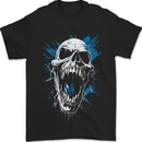 Screaming Skull Goth Horror Gothic Heavy Metal Mens T-Shirt 100% Cotton Black