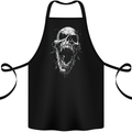 Screaming Skull Goth Horror Heavy Metal Gothic Cotton Apron 100% Organic Black