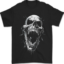 Screaming Skull Goth Horror Heavy Metal Gothic Mens T-Shirt 100% Cotton Black
