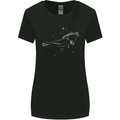 Scuba Diver Bubbles Diving Dive Womens Wider Cut T-Shirt Black
