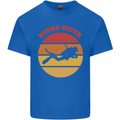 Scuba Diver Silhouette Kids T-Shirt Childrens Royal Blue