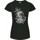 Scuba Diving Anchor Diver Sailing Sailor Womens Petite Cut T-Shirt