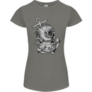Scuba Diving Anchor Diver Sailing Sailor Womens Petite Cut T-Shirt