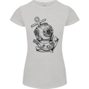 Scuba Diving Anchor Diver Sailing Sailor Womens Petite Cut T-Shirt