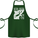 Scuba Diving Dive Center Diver Cotton Apron 100% Organic Forest Green