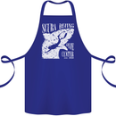 Scuba Diving Dive Center Diver Cotton Apron 100% Organic Royal Blue