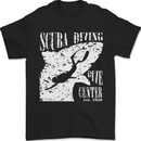 Scuba Diving Dive Center Diver Mens T-Shirt 100% Cotton Black