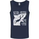 Scuba Diving Dive Center Diver Mens Vest Tank Top Navy Blue