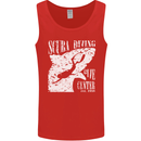 Scuba Diving Dive Center Diver Mens Vest Tank Top Red
