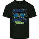 Scuba Diving Enjoy Underwater Diver Dive Mens Cotton T-Shirt Tee Top Black