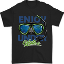 Scuba Diving Enjoy Underwater Diver Dive Mens T-Shirt 100% Cotton Black