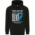 Scuba Diving Funny Happiness Dive Gear Diver Childrens Kids Hoodie Black