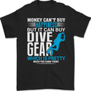 Scuba Diving Funny Happiness Dive Gear Diver Mens Gildan Cotton T-Shirt Black