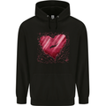Scuba Diving Heart Ocean Diver Childrens Kids Hoodie Black
