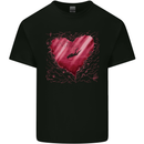 Scuba Diving Heart Ocean Diver Mens Cotton T-Shirt Tee Top Black