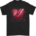 Scuba Diving Heart Ocean Diver Mens Gildan Cotton T-Shirt Black