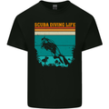 Scuba Diving Life Diver Mens Cotton T-Shirt Tee Top Black