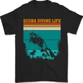 Scuba Diving Life Diver Mens T-Shirt 100% Cotton Black