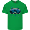 Scuba Diving Mask Diver Kids T-Shirt Childrens Irish Green