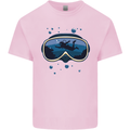 Scuba Diving Mask Diver Kids T-Shirt Childrens Light Pink