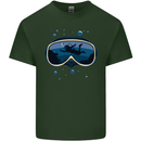 Scuba Diving Mask Diver Mens Cotton T-Shirt Tee Top Forest Green