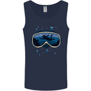Scuba Diving Mask Diver Mens Vest Tank Top Navy Blue