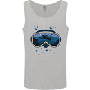 Scuba Diving Mask Diver Mens Vest Tank Top Sports Grey