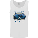Scuba Diving Mask Diver Mens Vest Tank Top White