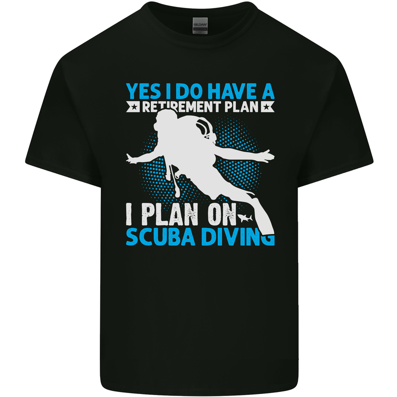 Scuba Diving Retirement Plan Funny Diver Kids T-Shirt Childrens Black