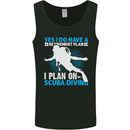 Scuba Diving Retirement Plan Funny Diver Mens Vest Tank Top Black