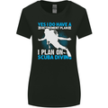 Scuba Diving Retirement Plan Funny Diver Womens Wider Cut T-Shirt Black