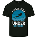 Scuba Diving Work Well Under Pressure Diver Funny Kids T-Shirt Childrens Black