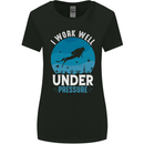 Scuba Diving Work Well Under Pressure Diver Funny Womens Wider Cut T-Shirt Black