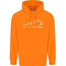 Seasons to Summer Holiday Time Funny Childrens Kids Hoodie Orange