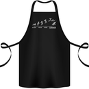 Seasons to Summer Holiday Time Funny Cotton Apron 100% Organic Black