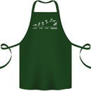 Seasons to Summer Holiday Time Funny Cotton Apron 100% Organic Forest Green