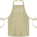 Seasons to Summer Holiday Time Funny Cotton Apron 100% Organic Khaki