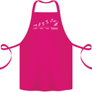 Seasons to Summer Holiday Time Funny Cotton Apron 100% Organic Pink