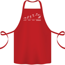 Seasons to Summer Holiday Time Funny Cotton Apron 100% Organic Red