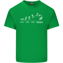 Seasons to Summer Holiday Time Funny Kids T-Shirt Childrens Irish Green