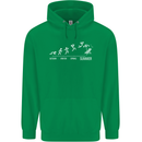 Seasons to Summer Holiday Time Funny Mens 80% Cotton Hoodie Irish Green